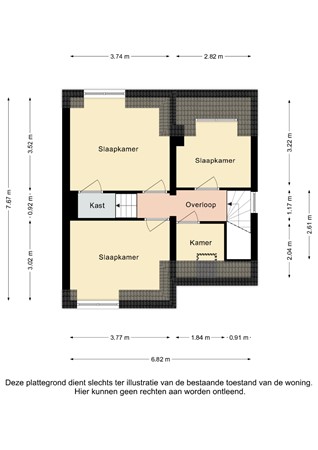 Plattegrond - Brunahildestraat 74, 6443 XJ Brunssum - Brunahildestraat 74 Brunssum - Verdieping 2D.jpg